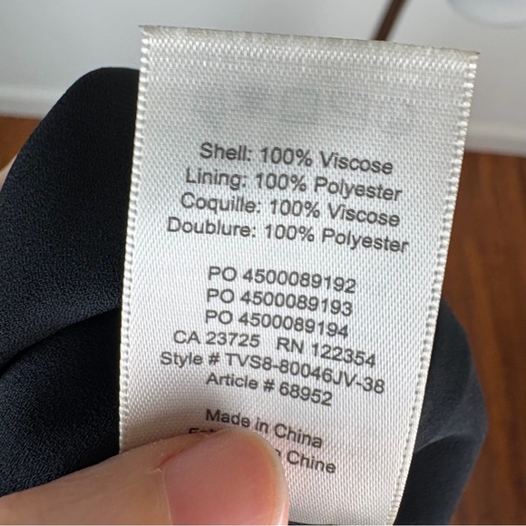 Aritzia Little Moon Laurel Dress, Black/Ivory, Size M B5 - Picture 7 of 7